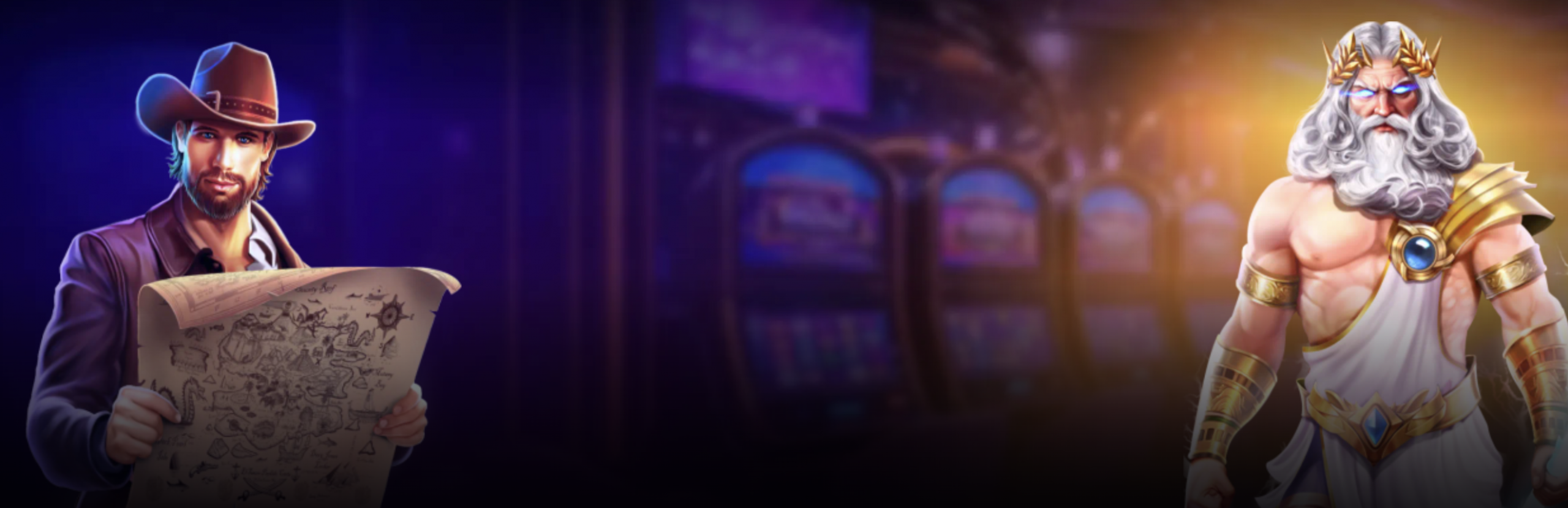 Wizualizacja strony głównej NV Casino przedstawiająca gry i oferty bonusowe